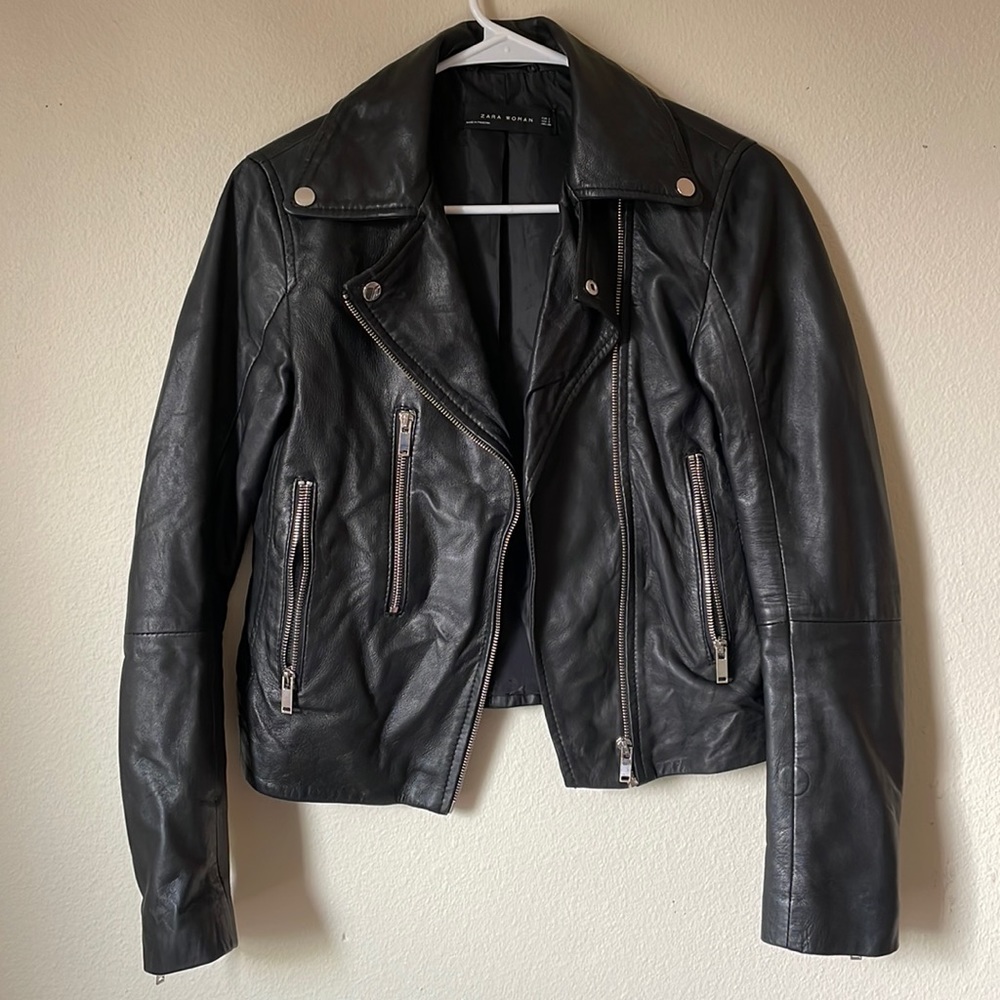 Zara Womens Leather Jacket